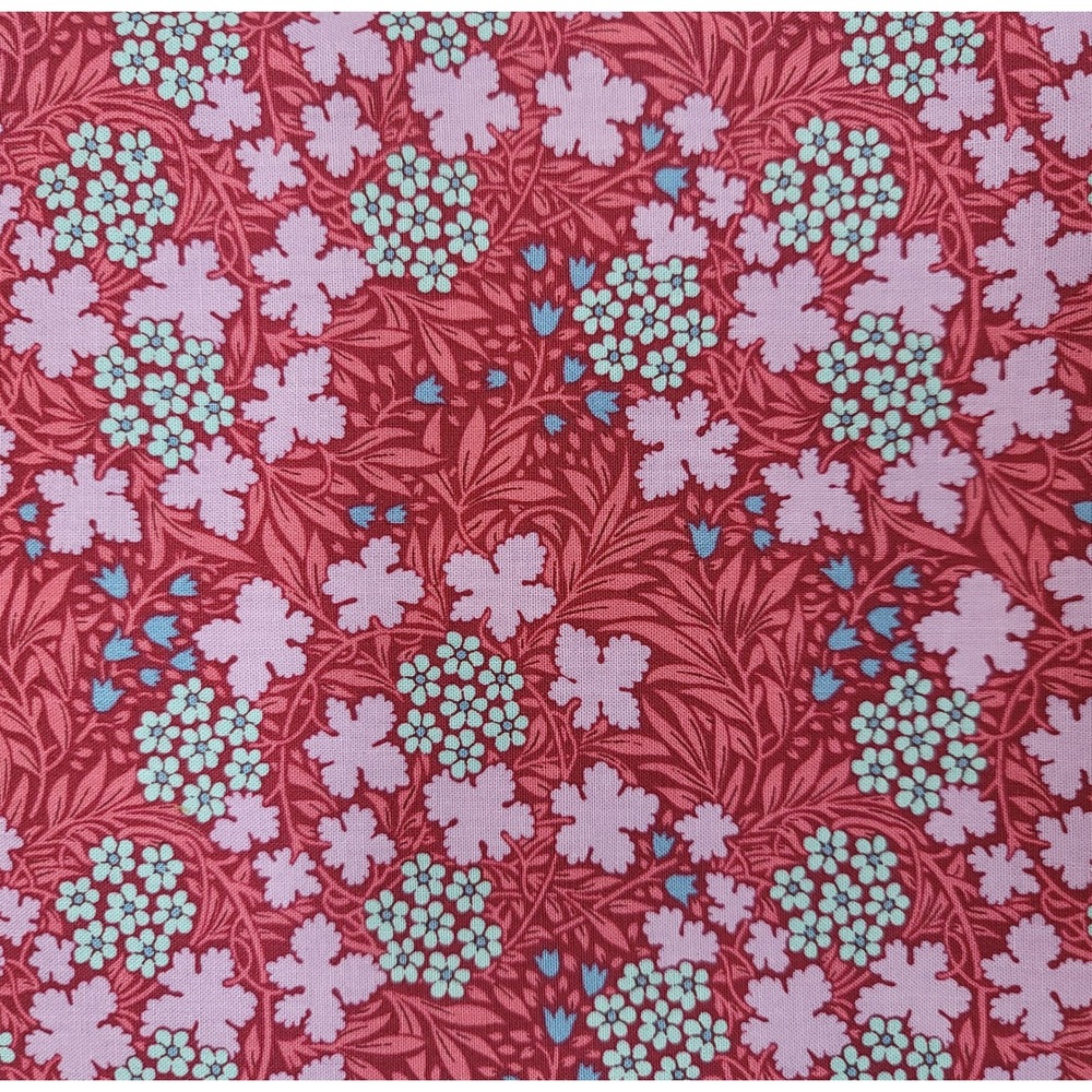 2 Yards 43"W Tilda Hibernation Autumnbloom Old Rose Cotton Quilt Fabric